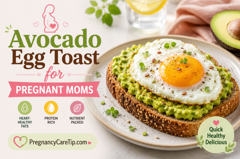 Avocado Egg Toast for Pregnant Moms