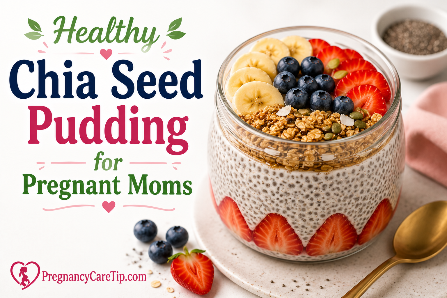 Healthy Chia Seed Pudding for Pregnant Moms