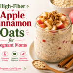 High-Fiber Apple Cinnamon Oats for Pregnant Moms