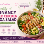 Healthy Pregnancy Grilled Chicken Quinoa Salad