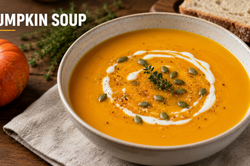 Creamy Roasted Pumpkin Soup