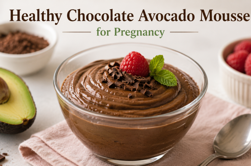 Healthy Chocolate Avocado Mousse for Pregnancy