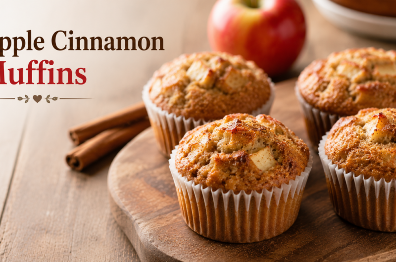 Healthy Apple Cinnamon Muffins