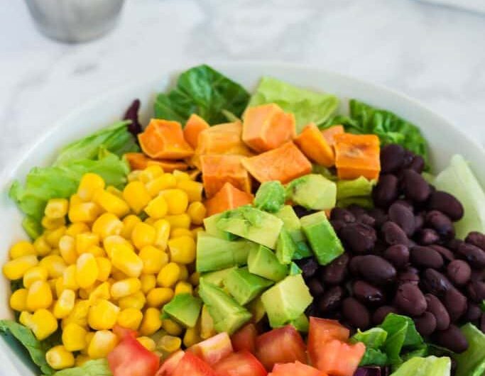 Pregnancy-Friendly Sweet Potato & Black Bean Bowl