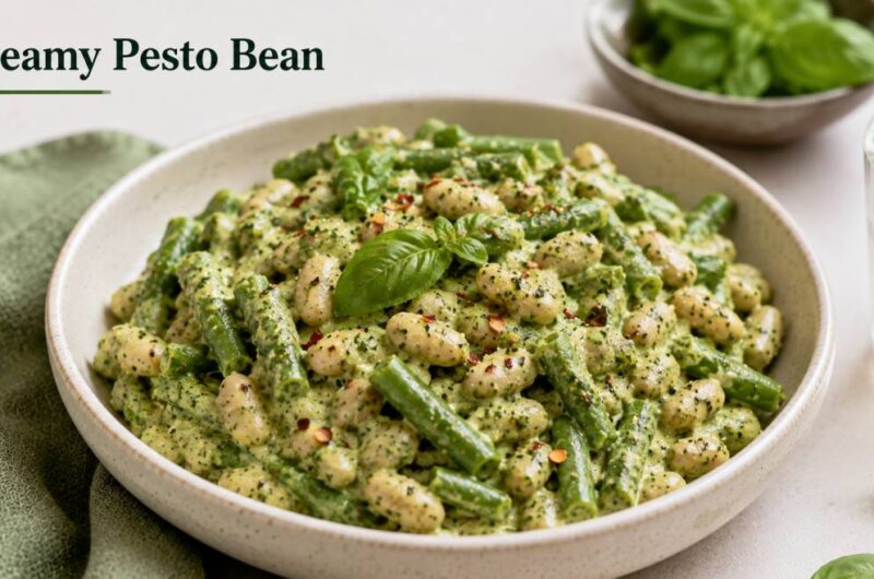 Creamy Pesto Beans