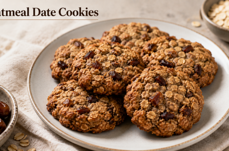 Oatmeal Date Cookies