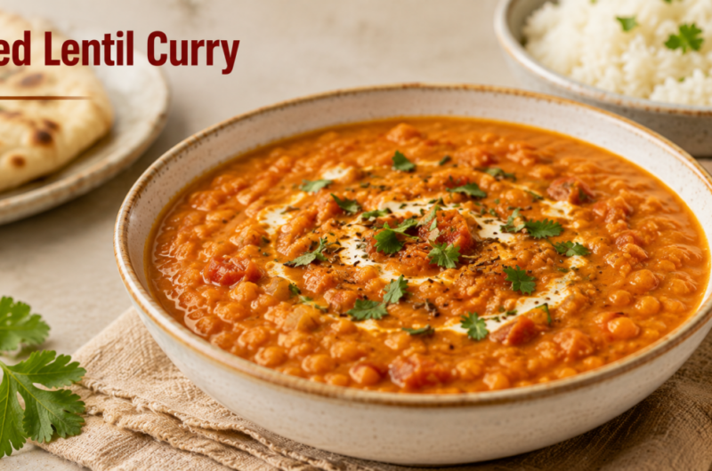 Healthy Red Lentil Curry for Pregnancy