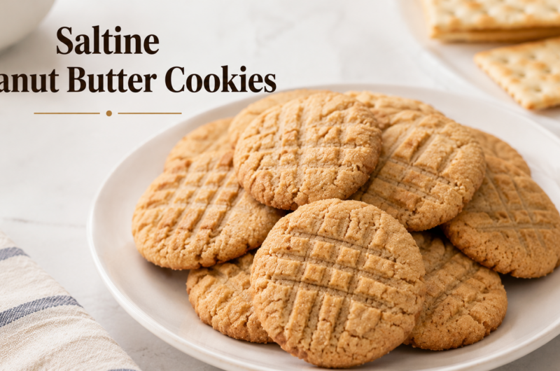 Pregnancy-Safe Saltine Peanut Butter Cookies