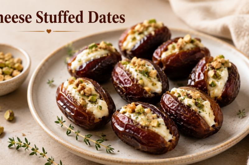 Cheese Stuffed Dates