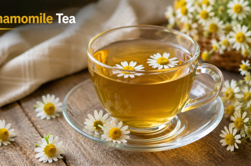 Chamomile tea – One of the Best Teas for Menstrual Cramps