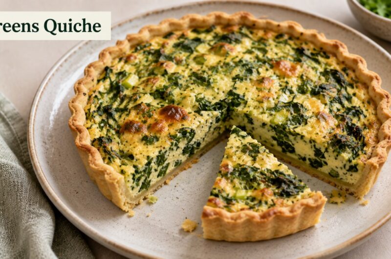 Greens Quiche