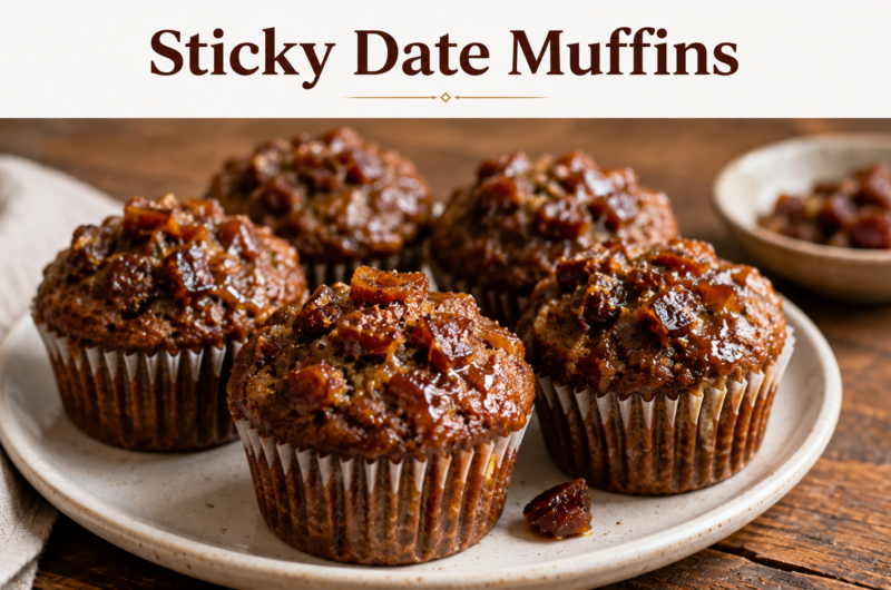 Sticky Date Muffins