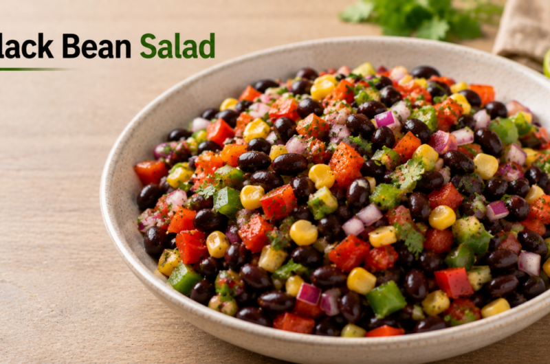 Healthy Black Bean Salad for Pregnancy