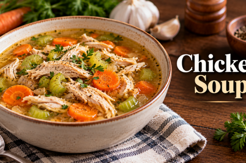 Easy Christmas Homemade Chicken Soup