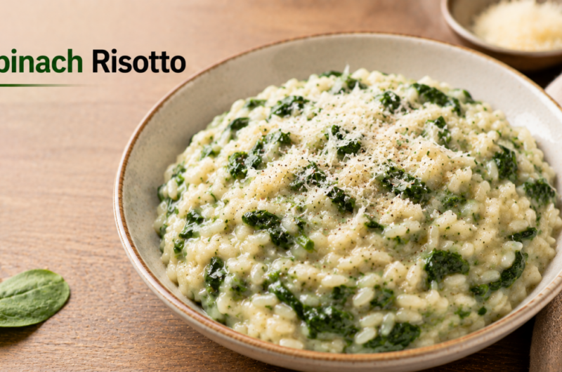 Pregnancy-Friendly Spinach Risotto
