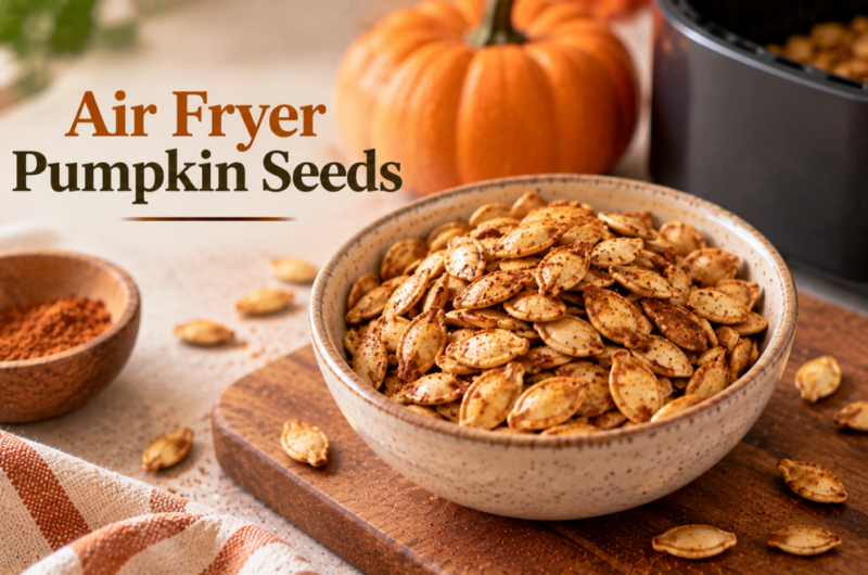 Pregnancy Friendly Air Fryer Pumpkin Seeds