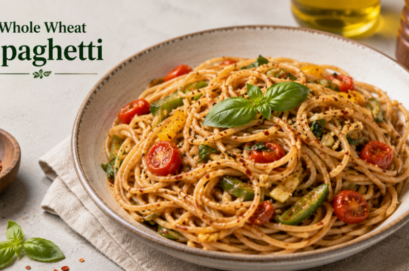 Healthy Whole Wheat Spaghetti for Pregnancy