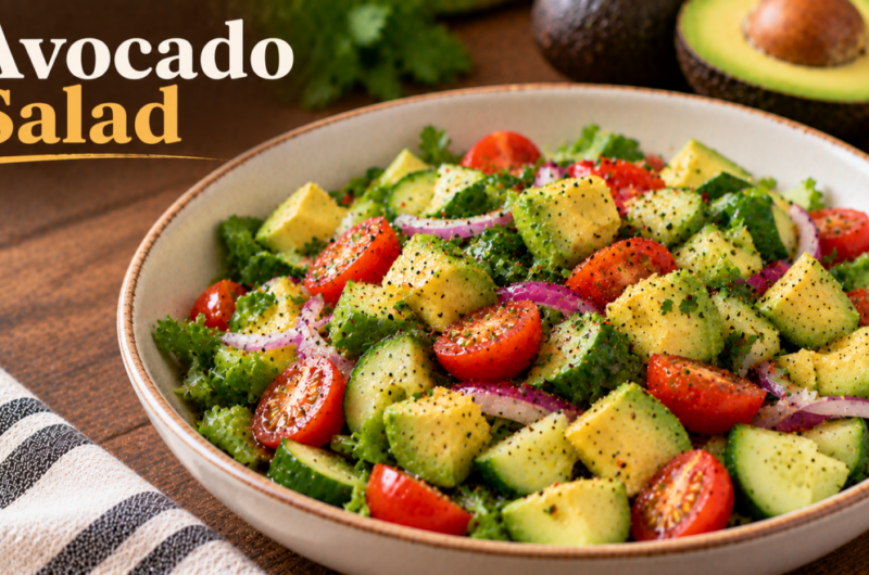 Pregnancy-Friendly Easy Avocado Salad