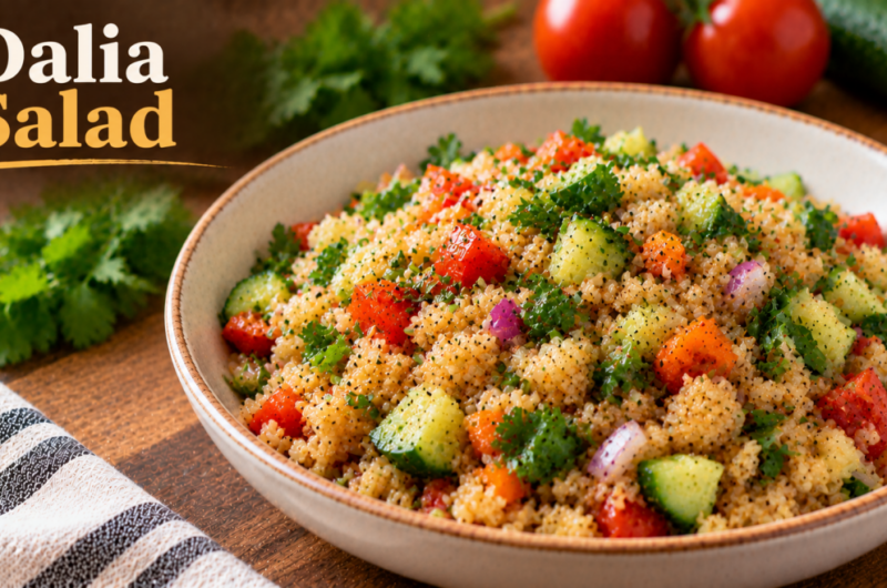 Easy Pregnancy-Friendly Dalia Salad