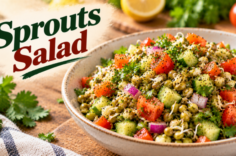 Easy Pregnancy-Friendly Sprouts Salad: A Nutritious Meal