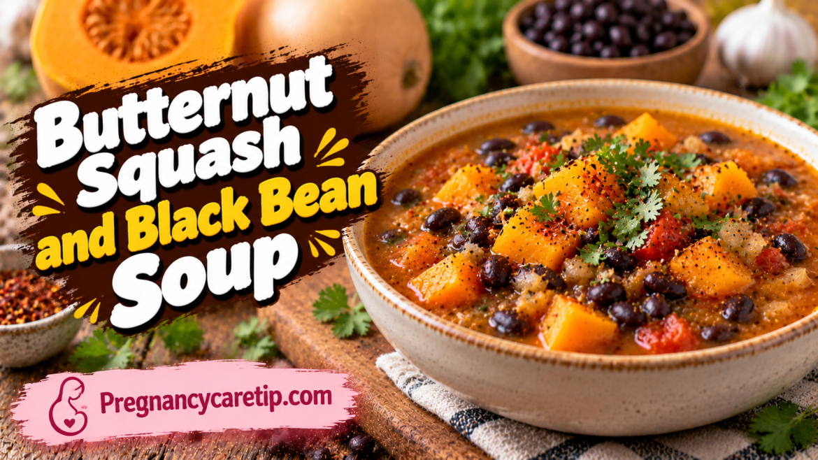 Butternut Squash and Black Bean Soup