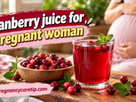Cranberry juice for pregnant woman