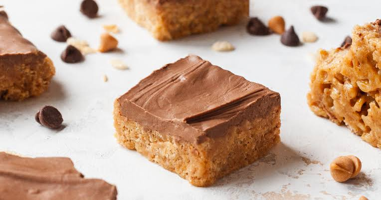 Pregnancy-Friendly Healthier Scotcheroos (without corn syrup + gluten free)